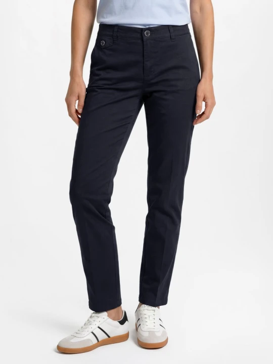 Zdjęcie produktu Street One Chino Kobiety Bawełna niebieski
