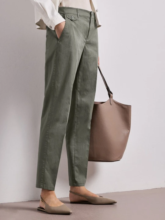 Zdjęcie produktu Street One Chino Kobiety Bawełna szary