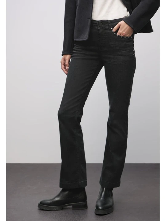 Zdjęcie produktu Street One Dżinsy - Bootcut fit - w kolorze czarnym rozmiar: W29 / L30