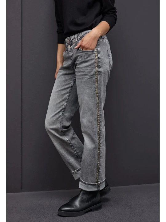 Zdjęcie produktu Street One Dżinsy - Regular fit - w kolorze szarym rozmiar: W28 / L28