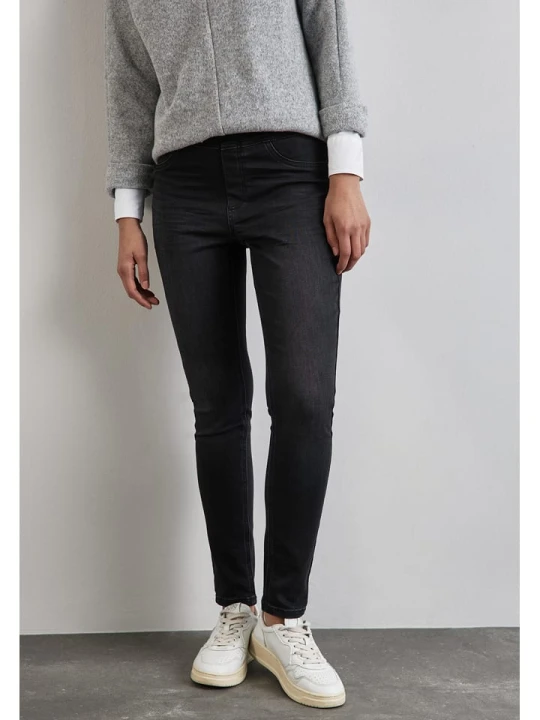 Zdjęcie produktu Street One Dżinsy - Skinny fit - w kolorze antracytowym rozmiar: W34/L28