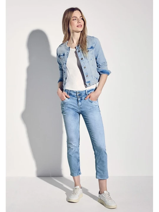 Zdjęcie produktu Street One Dżinsy - Slim fit - w kolorze błękitnym rozmiar: W30/L26