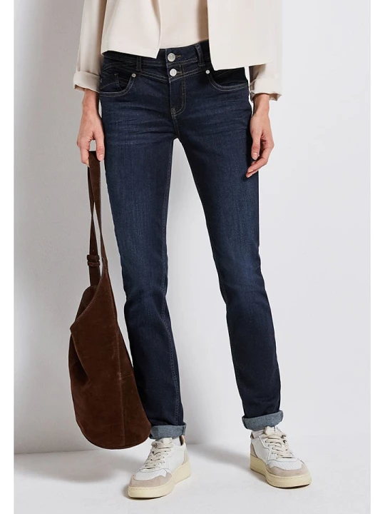 Zdjęcie produktu Street One Dżinsy - Slim fit - w kolorze granatowym rozmiar: W28/L30