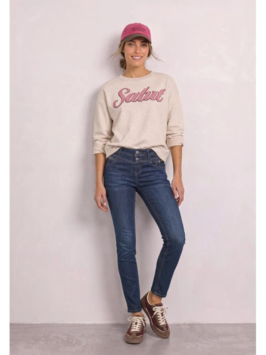Zdjęcie produktu Street One Dżinsy - Slim fit - w kolorze granatowym rozmiar: W30 / L30