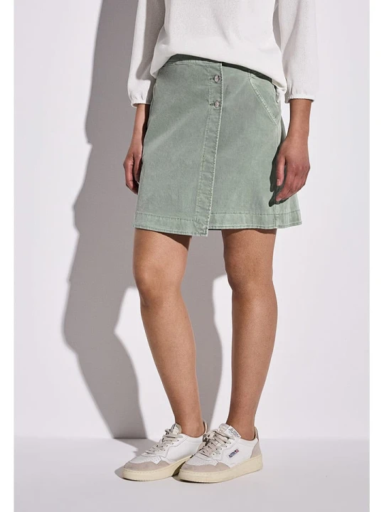 Zdjęcie produktu Street One Spódnica dżinsowa w kolorze khaki rozmiar: 40