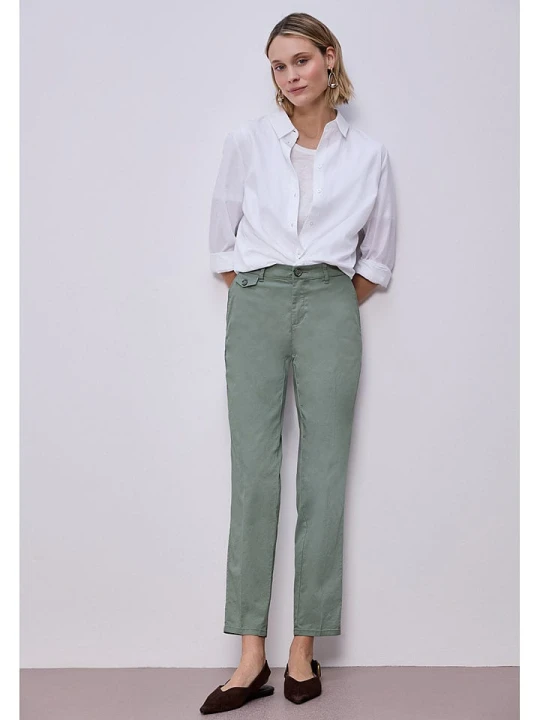 Zdjęcie produktu Street One Spodnie chino w kolorze miętowym rozmiar: W40 / L28