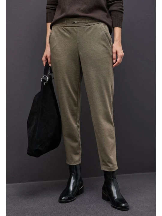 Zdjęcie produktu Street One Spodnie w kolorze khaki rozmiar: 38 / L28
