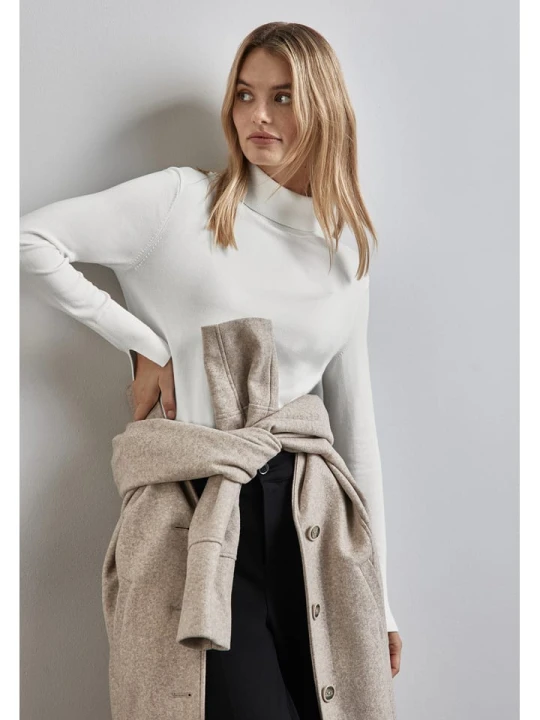 Zdjęcie produktu Street One Sweter w kolorze białym rozmiar: 42