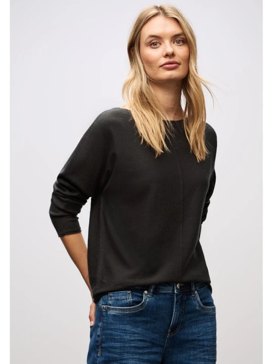Zdjęcie produktu Street One Sweter w kolorze czarnym rozmiar: 40