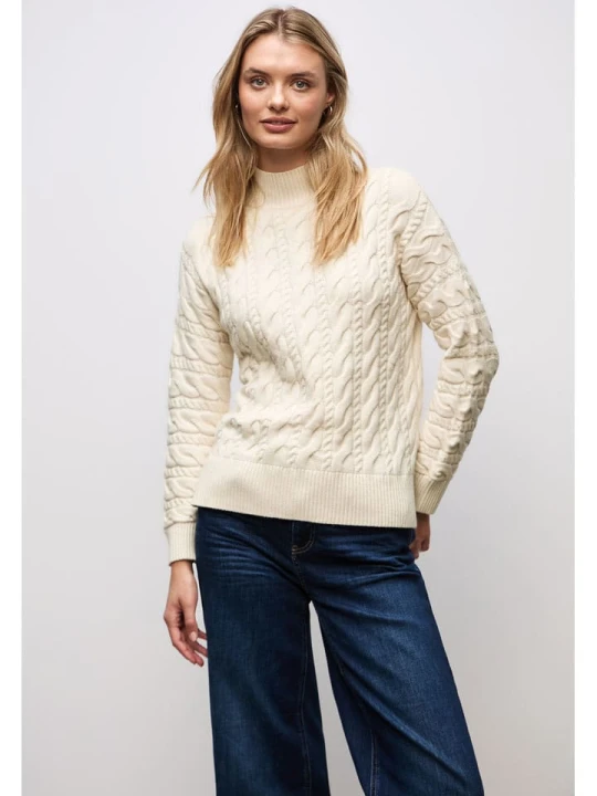 Zdjęcie produktu Street One Sweter w kolorze kremowym rozmiar: 38
