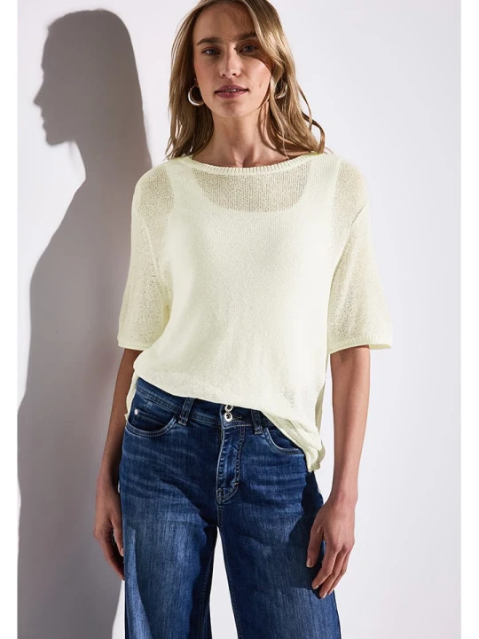 Zdjęcie produktu Street One Sweter w kolorze kremowym rozmiar: 38
