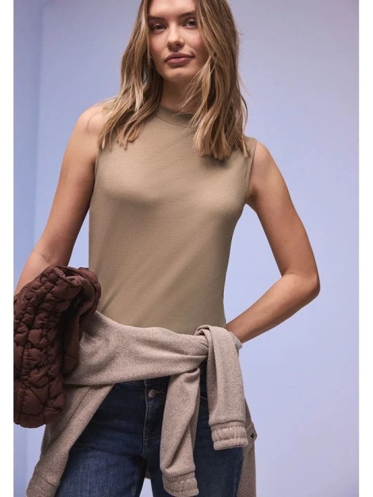 Zdjęcie produktu Street One Top w kolorze szarobrązowym rozmiar: 40