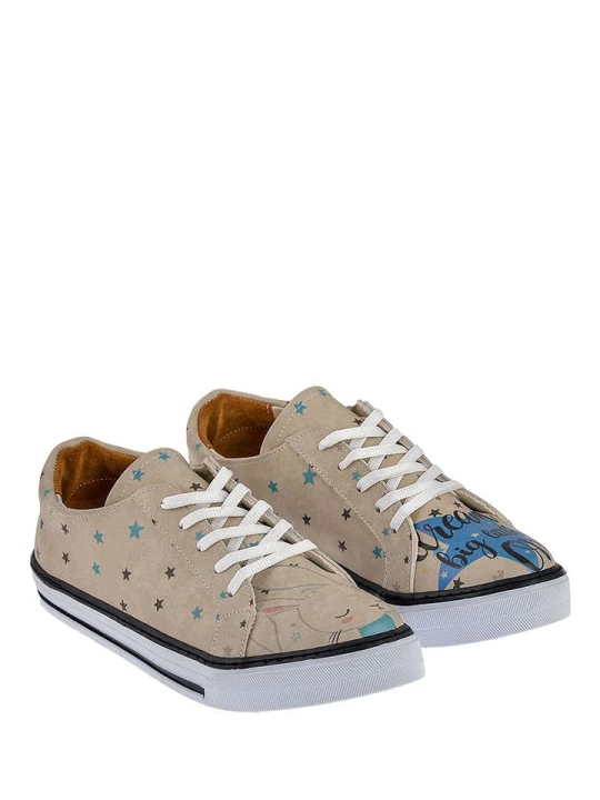 Zdjęcie produktu Streetfly Sneakersy w kolorze beżowym ze wzorem rozmiar: 40