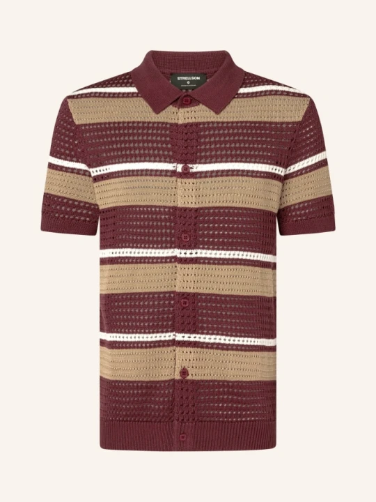 Zdjęcie produktu Strellson Koszulka Z Dzianiny Ander, Krój Slim Fit rot