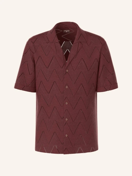 Zdjęcie produktu Strellson Koszulka Z Dzianiny Clint Regular Fit rot CIEMNOCZERWONY