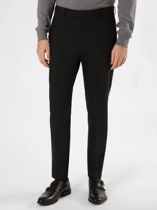 Zdjęcie produktu Strellson spodnie od garnituru modułowego Mężczyźni Slim Fit Sztuczne włókno czarny