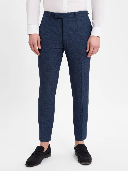 Zdjęcie produktu Strellson Spodnie - Kynd3 Mężczyźni Slim Fit Sztuczne włókno niebieski