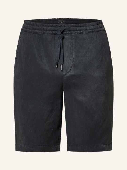 Zdjęcie produktu Strellson Szorty Kaji Relaxed Fit Z Lnem blau GRANATOWY