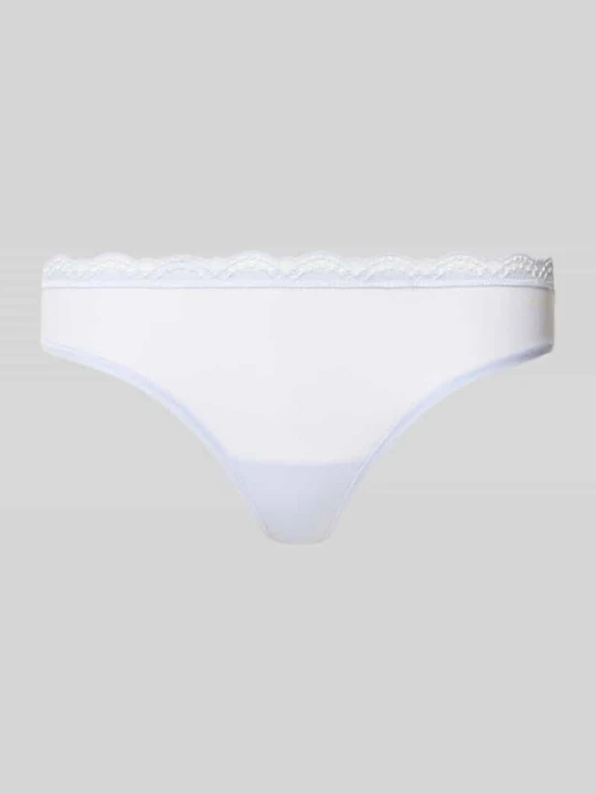 Zdjęcie produktu String w półprzezroczystym wzornictwie Calvin Klein Niebieski