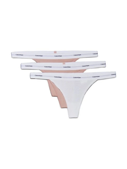 Zdjęcie produktu Stringi Calvin Klein mleczny