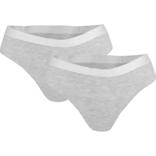 Zdjęcie produktu Stringi damskie 4FWMM00UPTSF026 2 pary 4F Szary