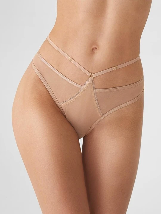 Zdjęcie produktu Stringi damskie tiulowe z paskami wokół talii Carmina Poupee Marilyn