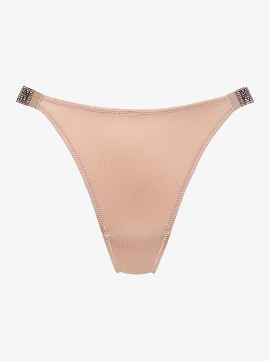 Zdjęcie produktu Stringi damskie z błyszczącymi taśmami Mon Bijou Secret Poupee Marilyn