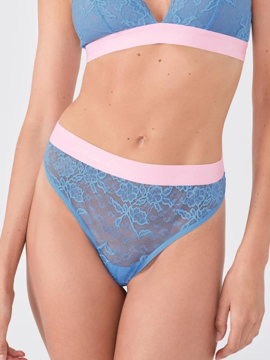Zdjęcie produktu Stringi koronkowe Lemonade Dolls x Etam bleu