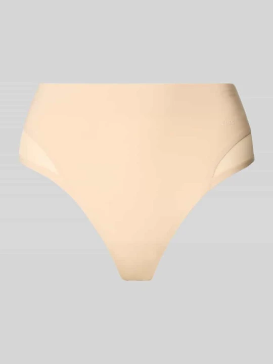 Zdjęcie produktu Stringi z detalem z logo Boss Beżowy
