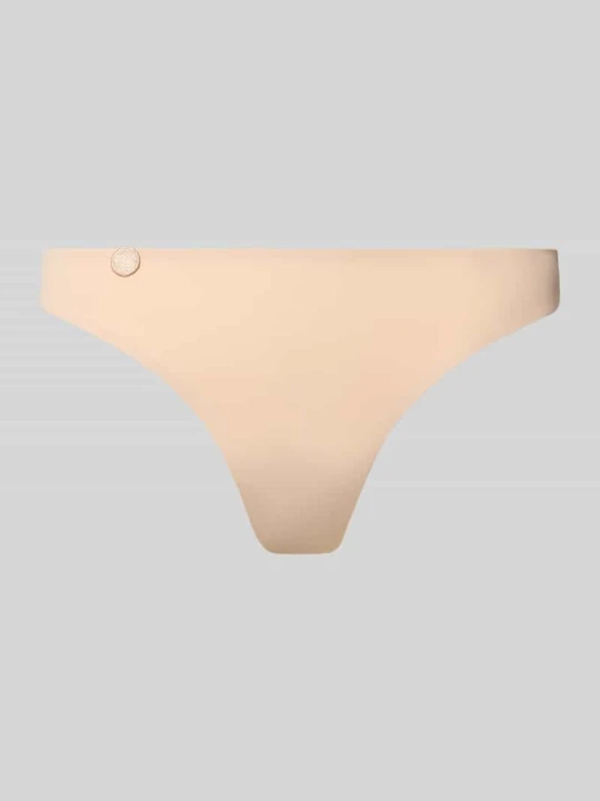 Zdjęcie produktu Stringi z dodatkiem bawełny model ‘Tom’ MARIE JO Beżowy