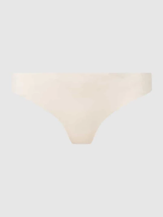 Zdjęcie produktu Stringi z dodatkiem streczu — bezszwowy model ‘Invisible Cotton’ Hanro Écru