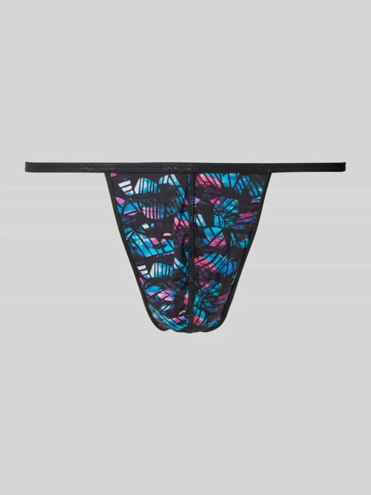 Zdjęcie produktu Stringi z elastycznym paskiem z logo model ‘Black Rock’ HOM
