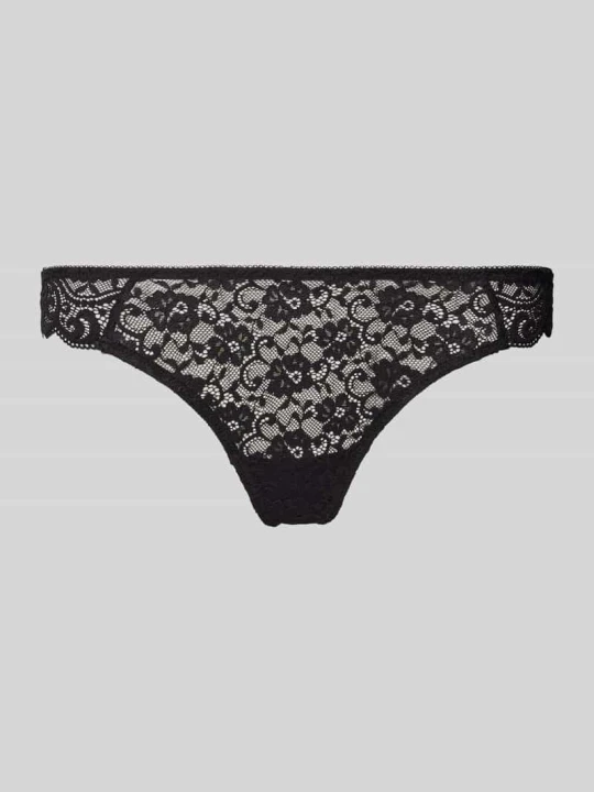 Zdjęcie produktu Stringi z półprzezroczystego materiału model ‘AMOURETTE’ Triumph Czarny