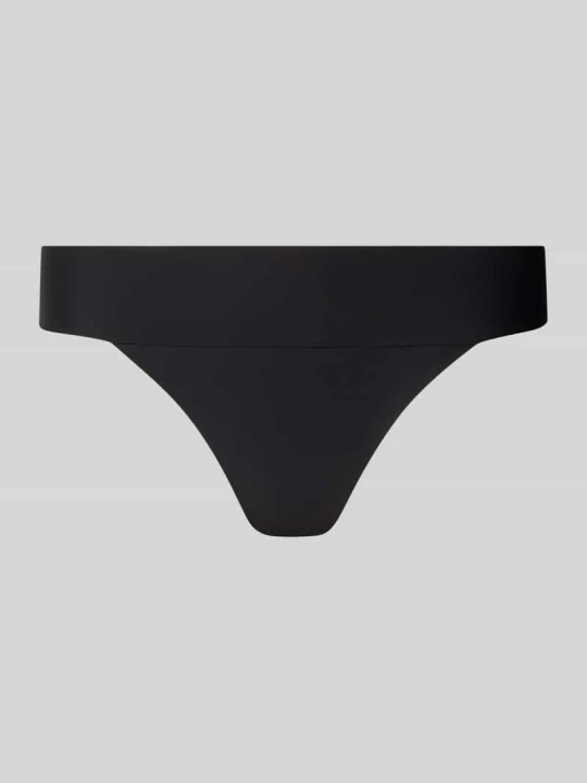 Zdjęcie produktu Stringi z szerokim fasonem bandażowym Model „Body Makeup Illusion” Triumph Czarny