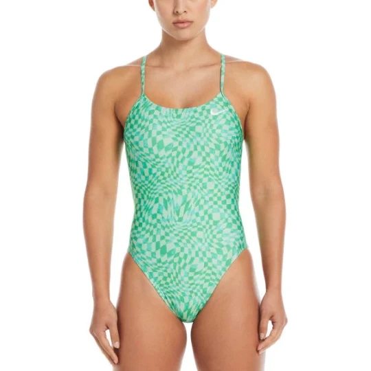 Zdjęcie produktu Strój kąpielowy damski Cutout One Piece Nike Swim Zielony