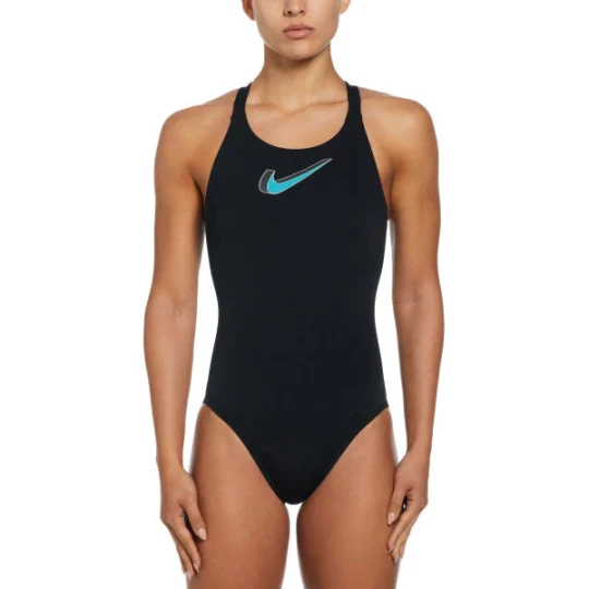 Zdjęcie produktu Strój kąpielowy damski Hydrastrong 3D Swoosh Nike Swim Czarny