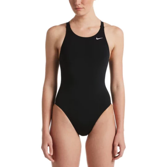 Zdjęcie produktu Strój kąpielowy damski HydraStrong Solid Fastback Nike Swim Czarny