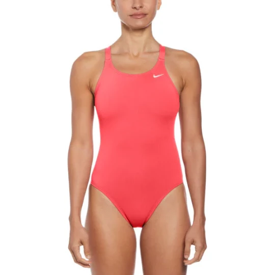 Zdjęcie produktu Strój kąpielowy damski HydraStrong Solid Fastback Nike Swim Różowy