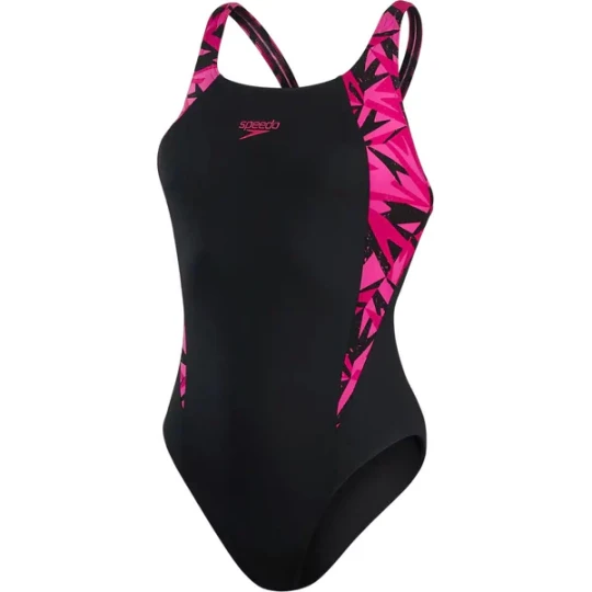 Zdjęcie produktu Strój kąpielowy damski Hyperboom Muscleback Splice Speedo Czarny
