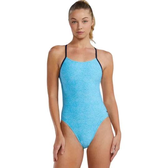 Zdjęcie produktu Strój kąpielowy damski Lapped Cutoutfit TYR Niebieski