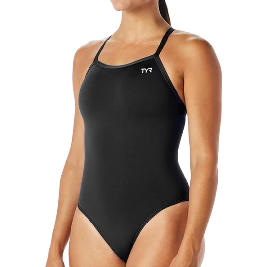 Zdjęcie produktu Strój kąpielowy damski Solid Diamondfit TYR Czarny