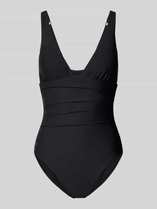 Zdjęcie produktu Strój kąpielowy krój slim fit z marszczeniami Jake*s Czarny