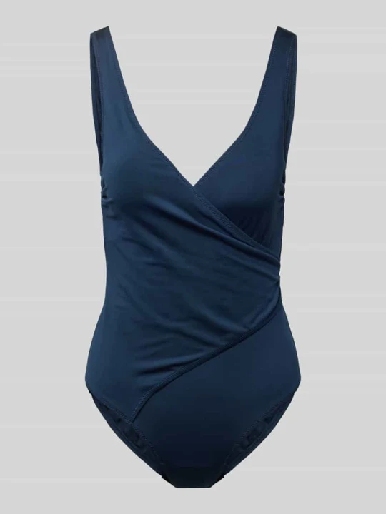 Zdjęcie produktu Strój kąpielowy w stylu kopertowym Magic Bodyfashion Ciemnoniebieski