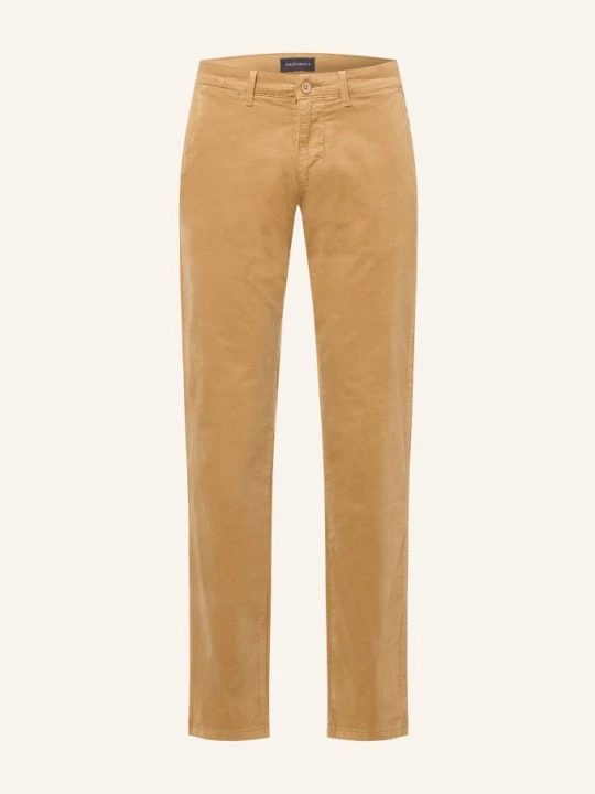 Zdjęcie produktu Strokesman's Aksamitne Spodnie Chino O Kroju Slim Fit beige