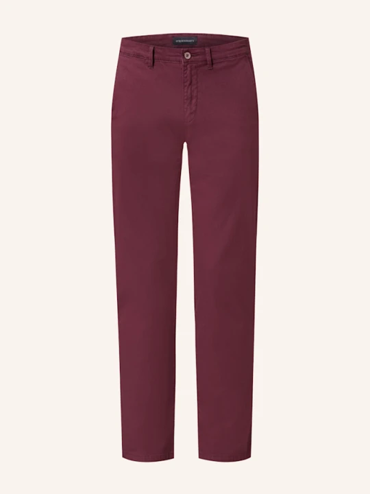Zdjęcie produktu Strokesman's Chinosy Slim Fit rot CIEMNOCZERWONY