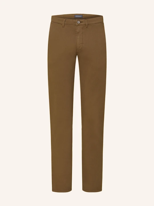 Zdjęcie produktu Strokesman's Chinosy Z Piki Slim Fit braun BRĄZOWY