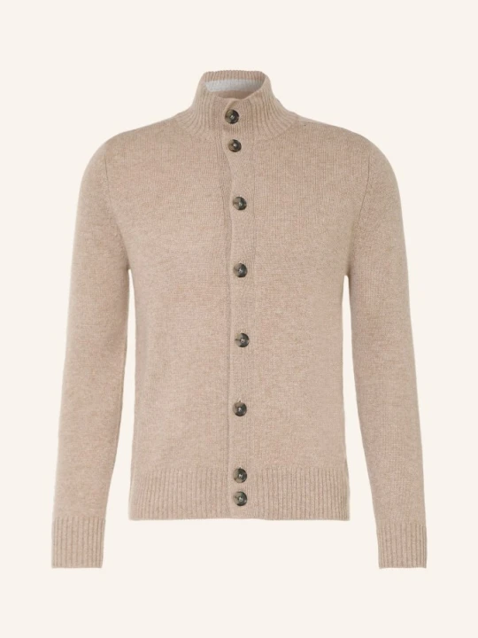 Zdjęcie produktu Strokesman's Kardigan Z Kaszmiru beige