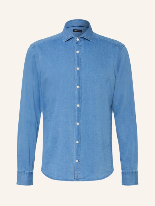 Zdjęcie produktu Strokesman's Koszula Dżinsowa O Kroju Slim Fit blau NIEBIESKI