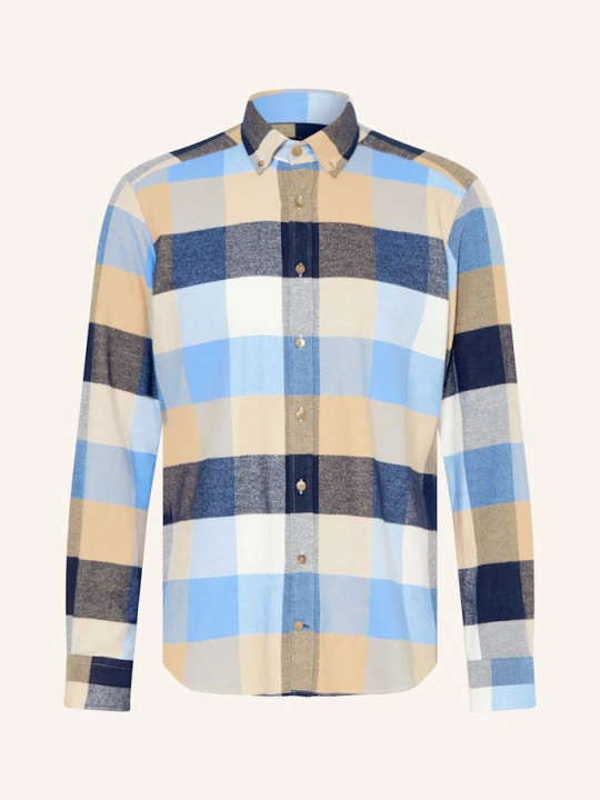 Zdjęcie produktu Strokesman's Koszula Flanelowa Regular Fit beige