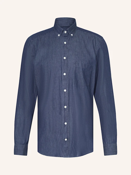 Zdjęcie produktu Strokesman's Koszula Regular Fit W Stylu Jeansowym blau GRANATOWY